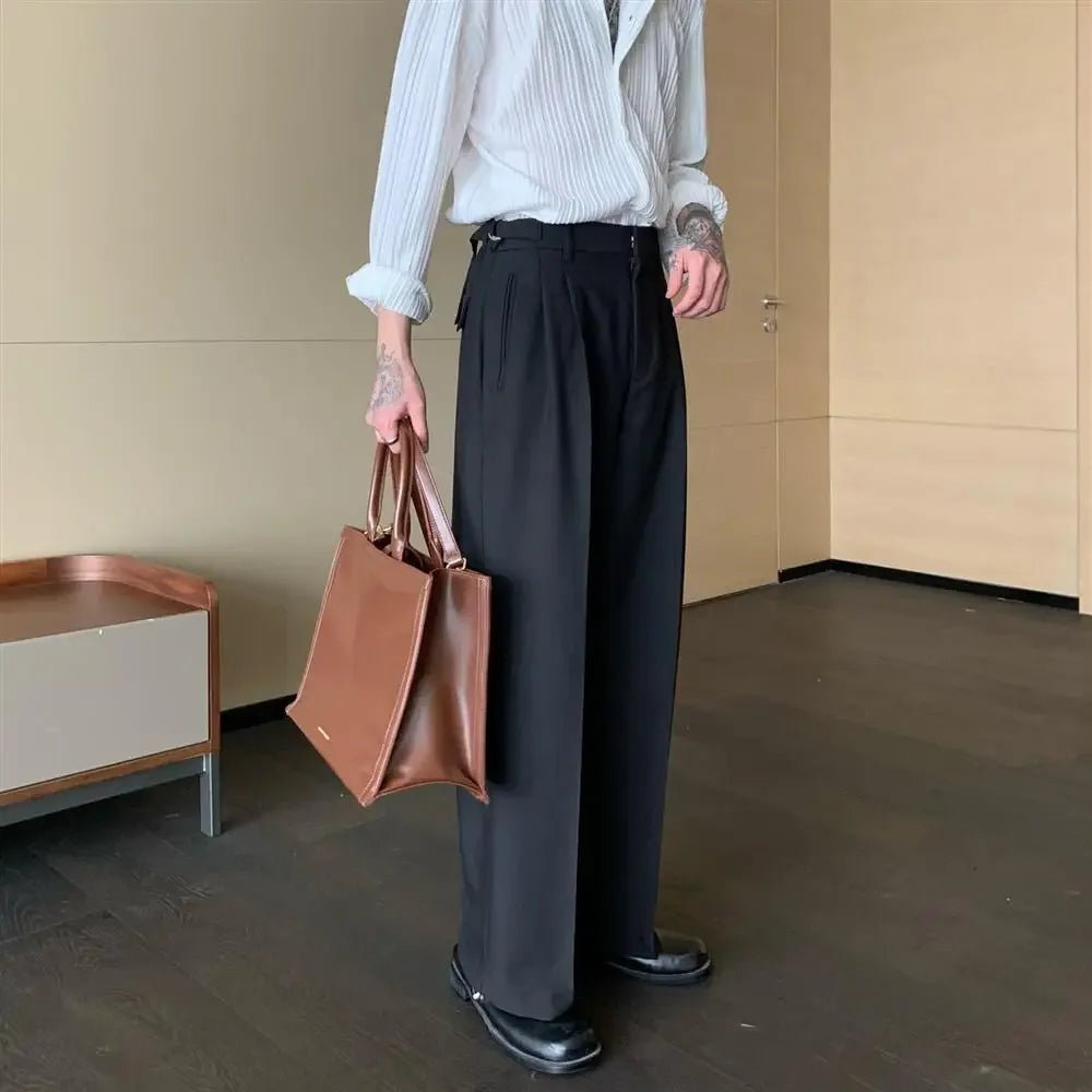 👔 Pantalon de Costume Blanc à Jambe Large 2024 - deslyshopping