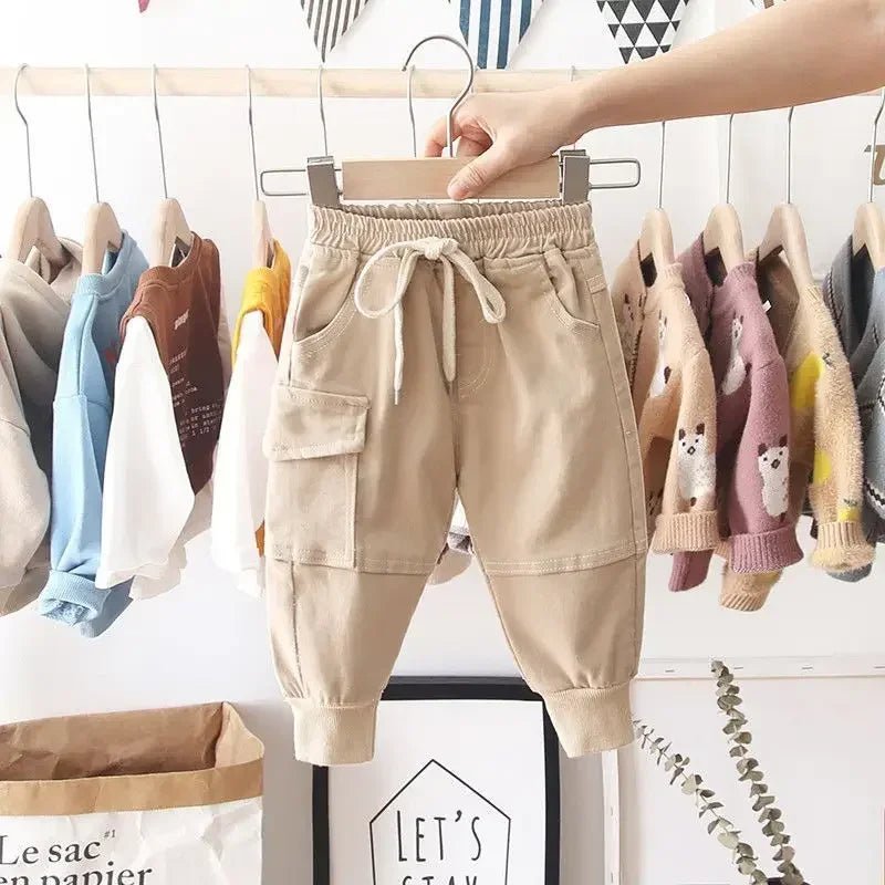 Pantalons Cargo en Coton pour Enfants 2 à 8 Ans - deslyshopping