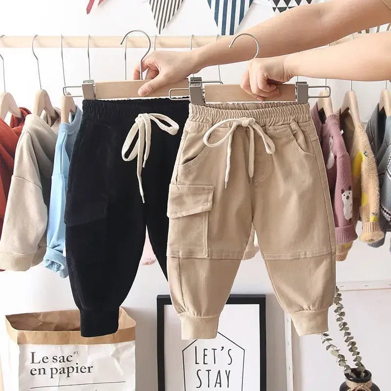 Pantalons Cargo en Coton pour Enfants 2 à 8 Ans - deslyshopping
