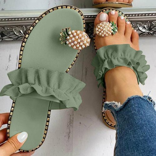 👡 Pantoufles Décontractées à Bout Plat - deslyshopping