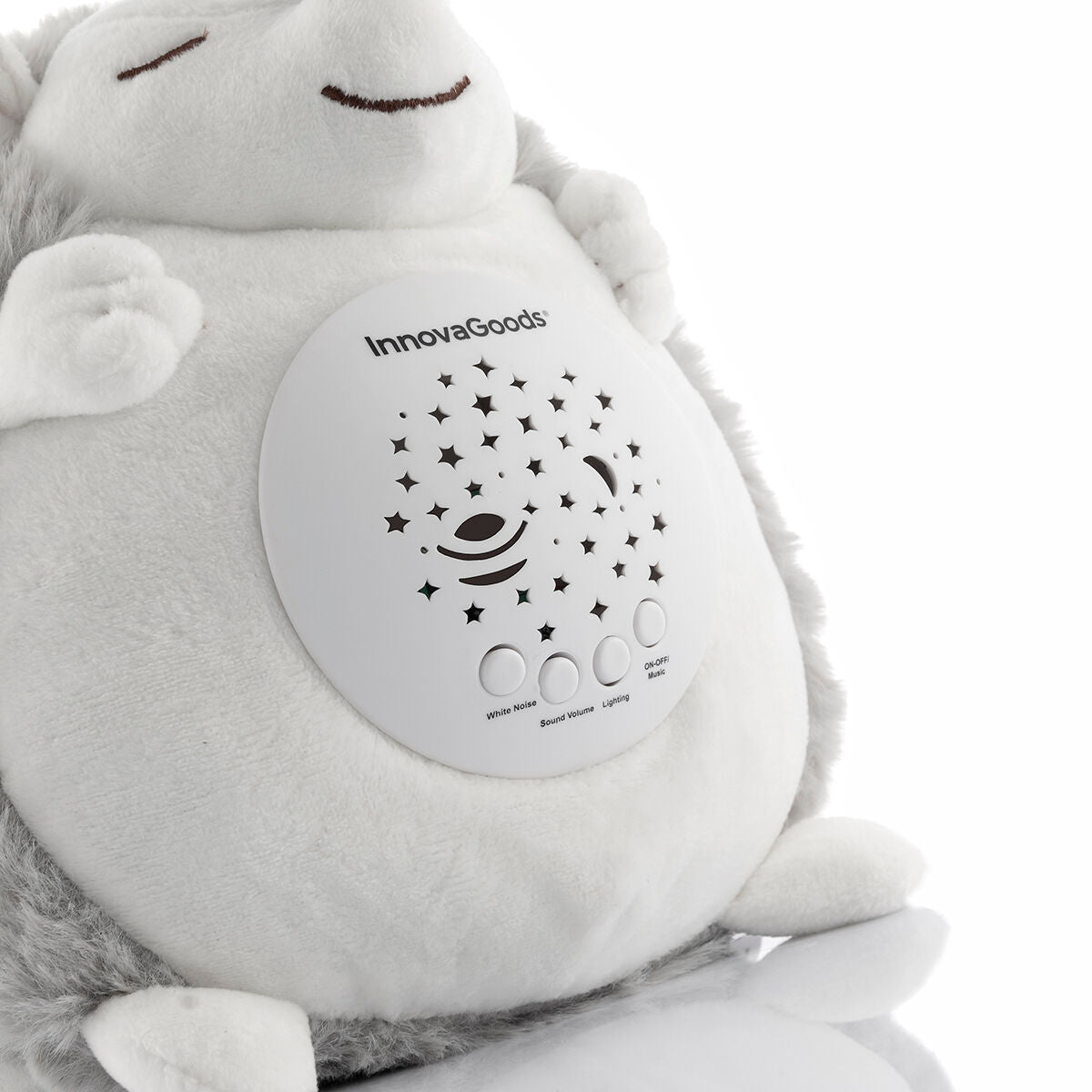 🦔 Peluche Hérisson Spikey avec Veilleuse & Bruit Blanc - deslyshopping