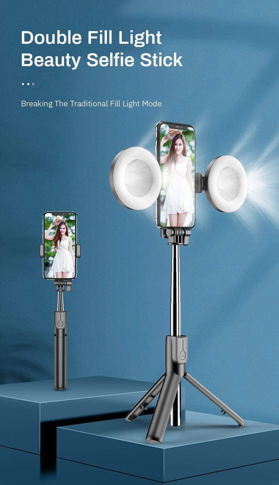 Perche à Selfie Bluetooth 6 - en - 1 - deslyshopping