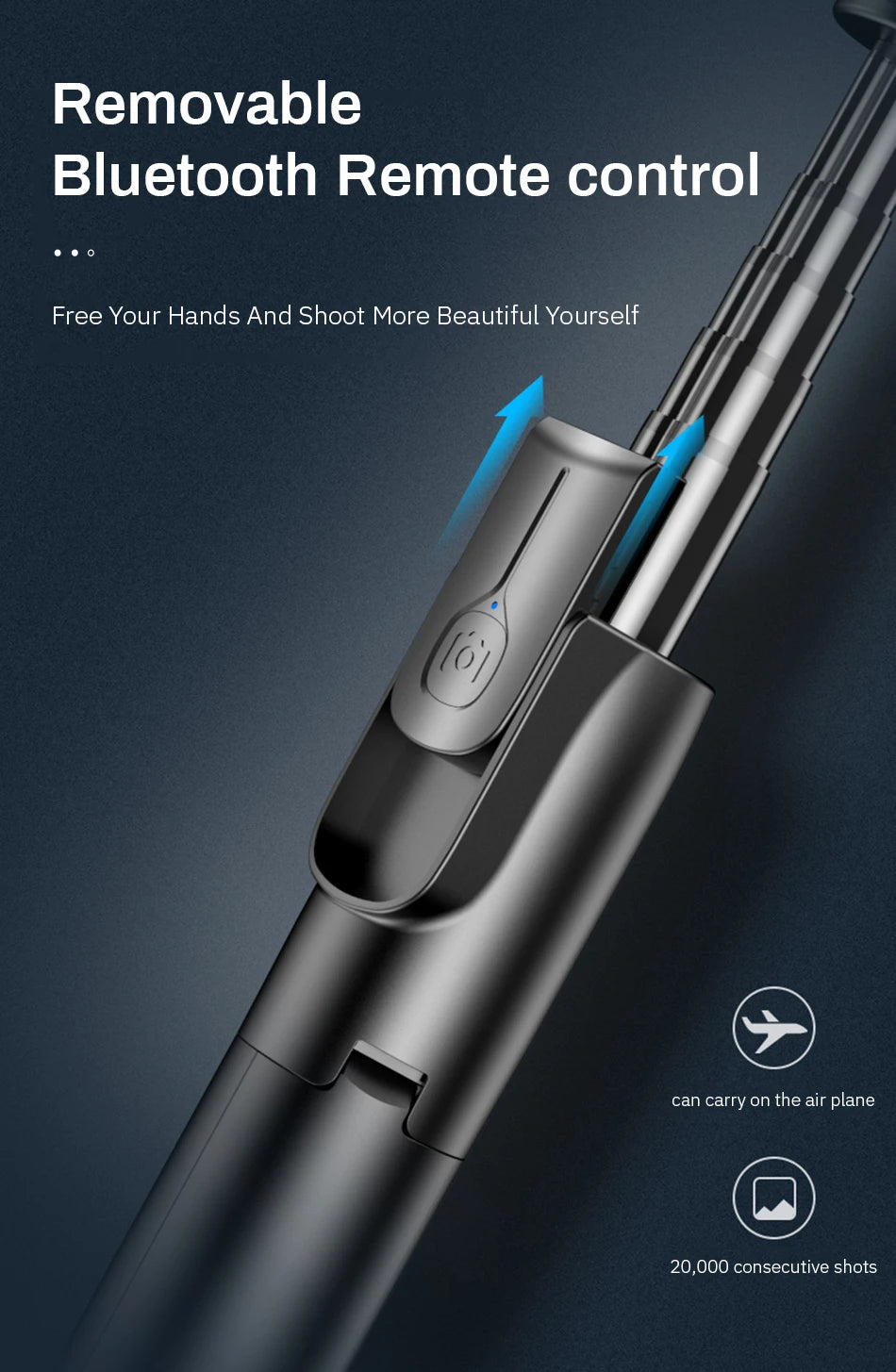 Perche à Selfie Bluetooth 6 - en - 1 - deslyshopping