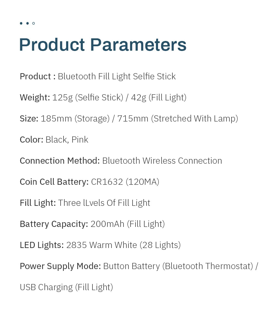 Perche à Selfie Bluetooth 6 - en - 1 - deslyshopping