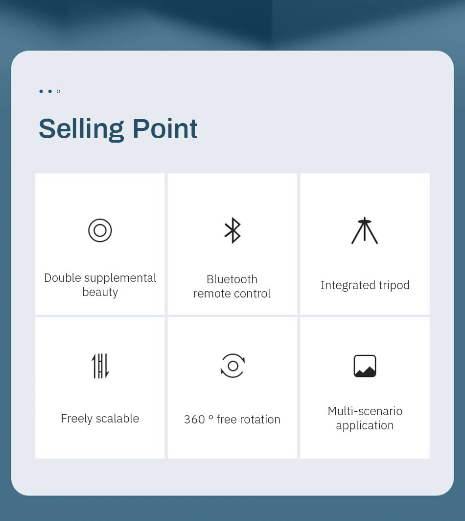 Perche à Selfie Bluetooth 6 - en - 1 - deslyshopping