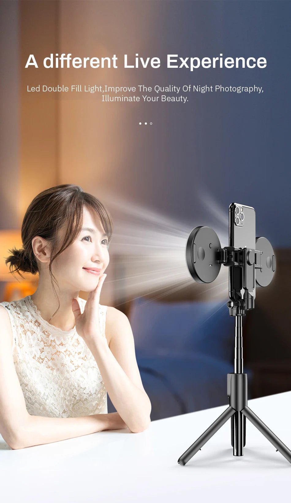 Perche à Selfie Bluetooth 6 - en - 1 - deslyshopping
