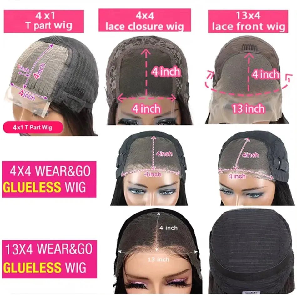 Perruque Bob courte crépue lisse 100% cheveux humains - deslyshopping