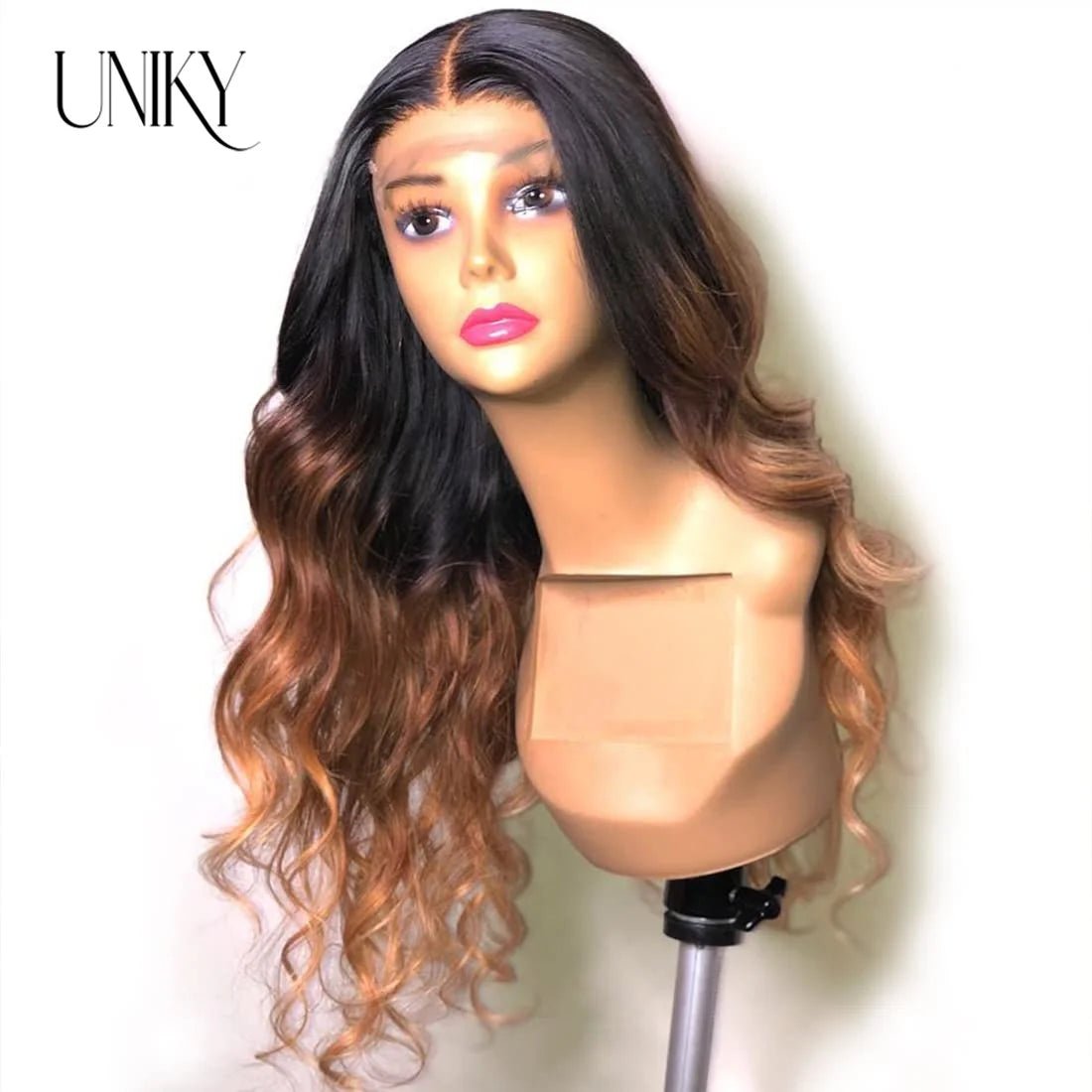 Perruque Body Wave Ombré 13x4 – Cheveux Humains Brésiliens Remy - deslyshopping