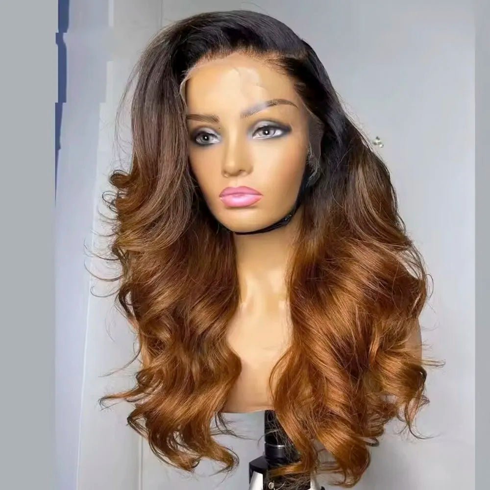 Perruque Body Wave Ombré 13x4 – Cheveux Humains Brésiliens Remy - deslyshopping