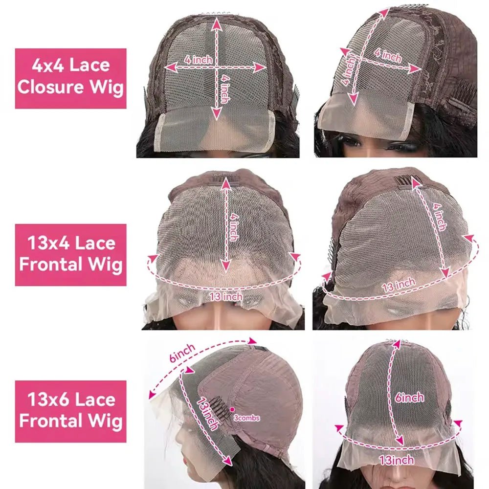 Perruque Body Wave Ombré 13x4 – Cheveux Humains Brésiliens Remy - deslyshopping