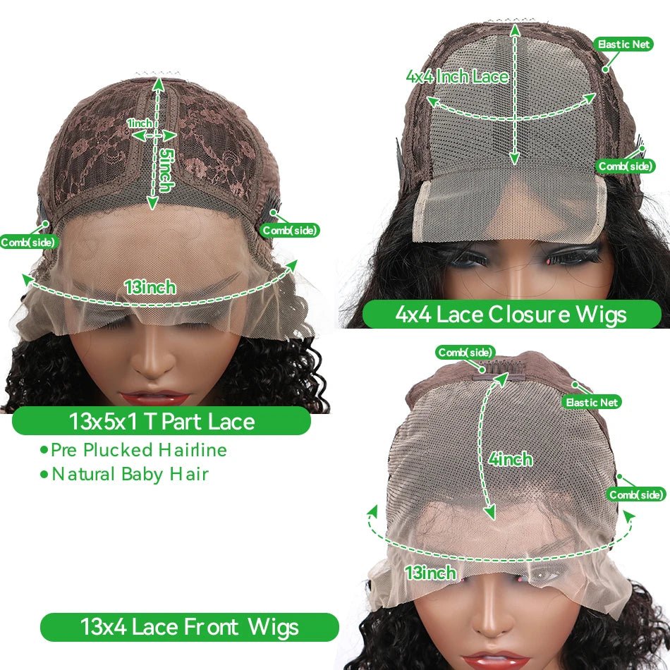 Perruque Body Wave Ombré 13x4 – Cheveux Humains Brésiliens Remy - deslyshopping