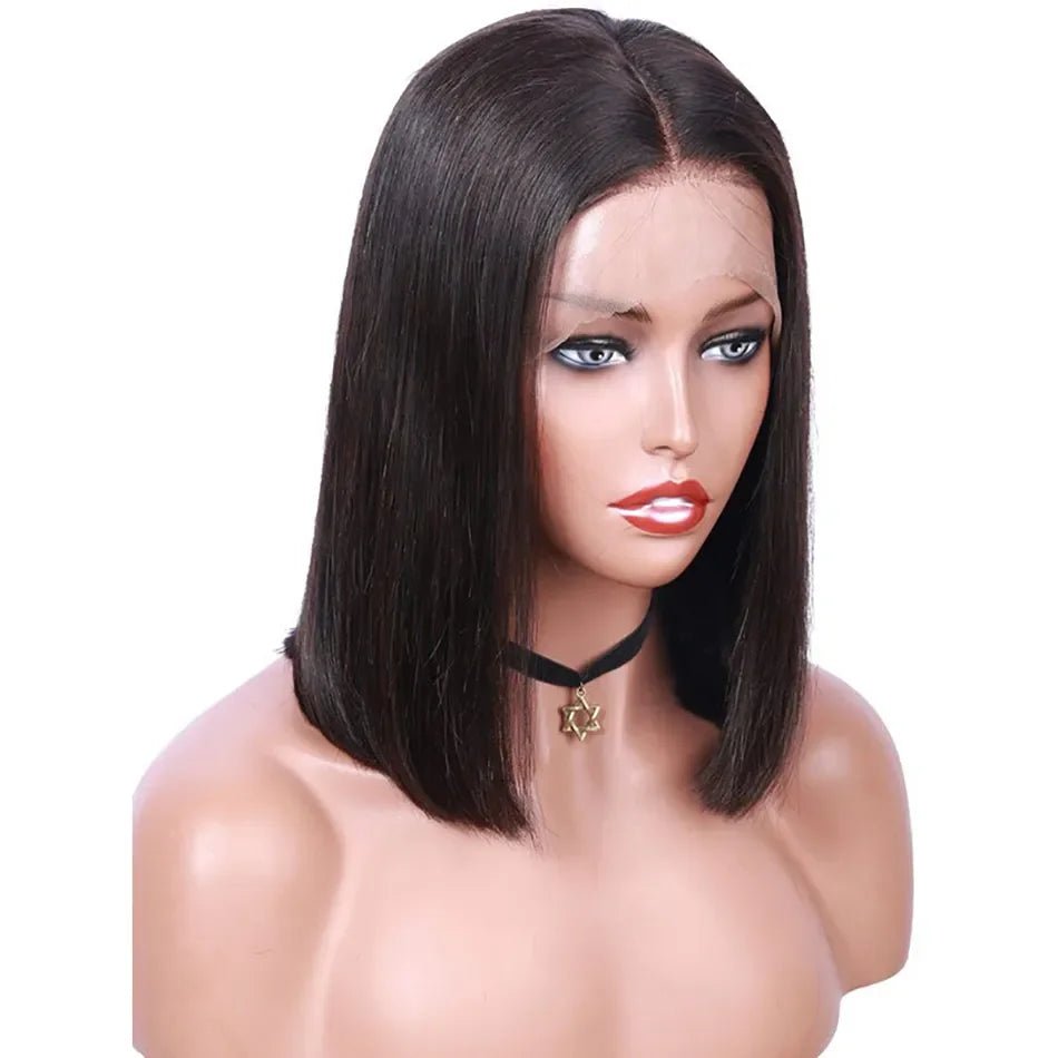 Perruque courte et lisse de 14 pouces - deslyshopping