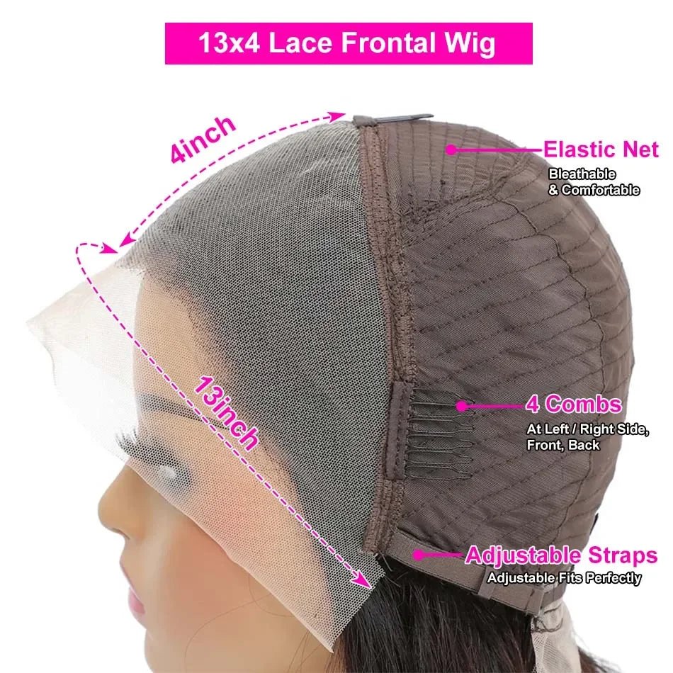 Perruque courte et lisse de 14 pouces - deslyshopping