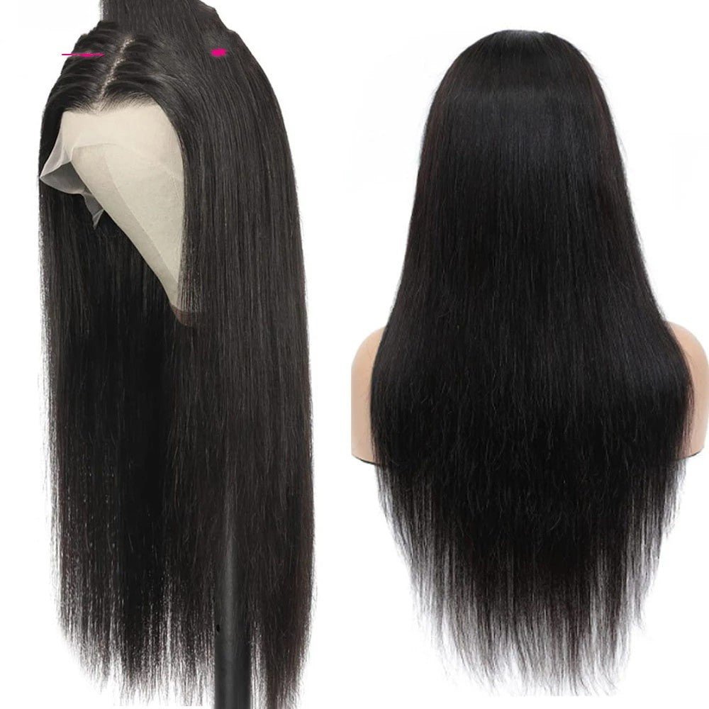 Perruque en Cheveux Naturels Lisses – 100% Humains - deslyshopping