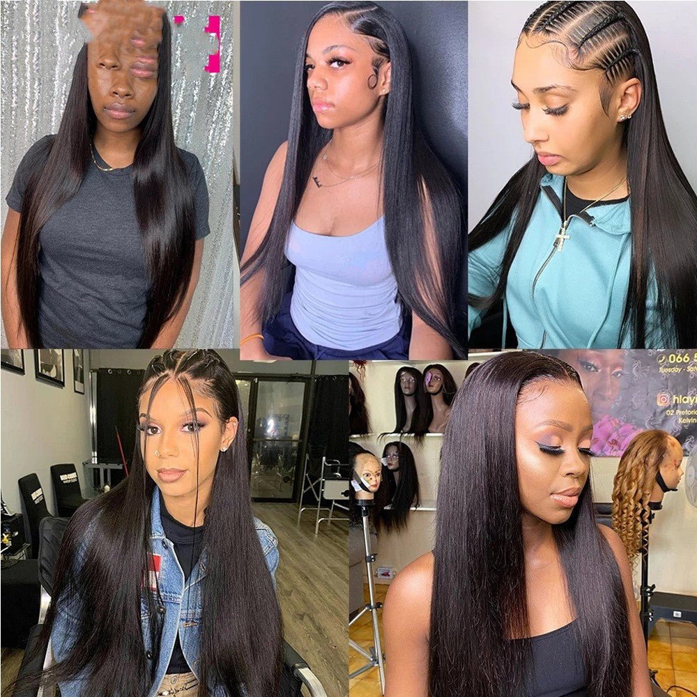 Perruque en Cheveux Naturels Lisses – 100% Humains - deslyshopping