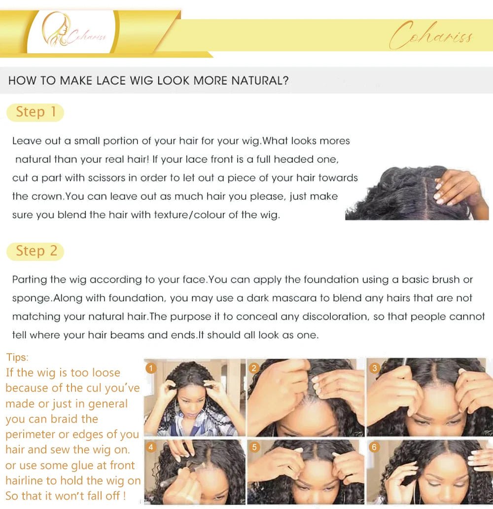 Perruque Kinky Straight 360 Lace – Cheveux Humains Brésiliens Remy - deslyshopping