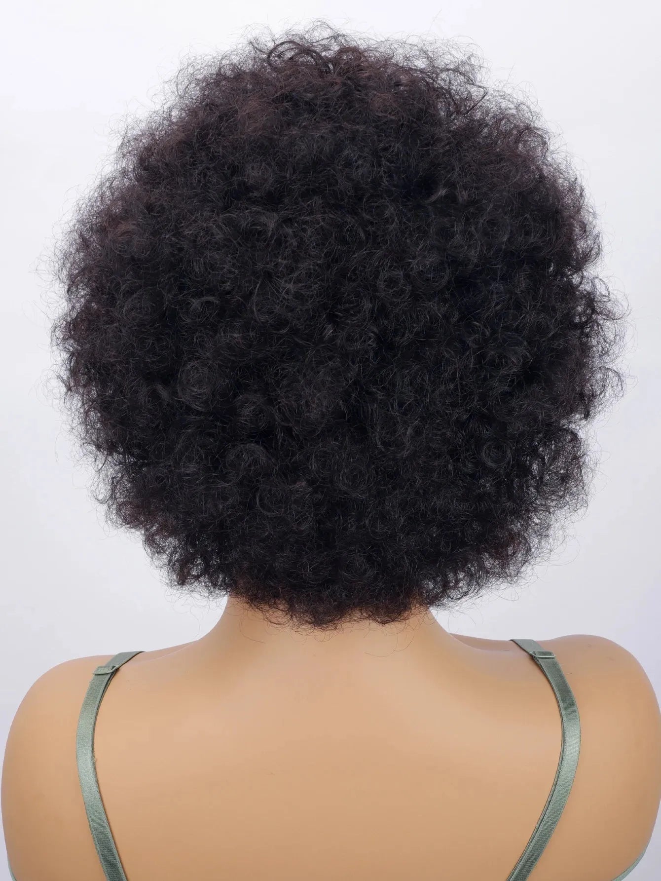 Perruques courtes en cheveux humains afro - deslyshopping