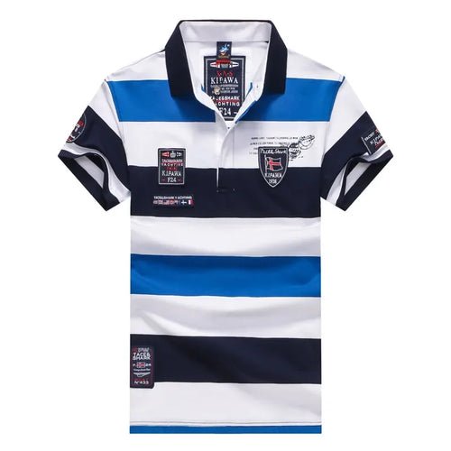 Polo à Rayures Larges pour Homme TACE&SHARK - deslyshopping