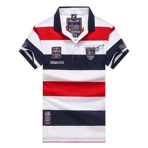 Polo à Rayures Larges pour Homme TACE&SHARK - deslyshopping
