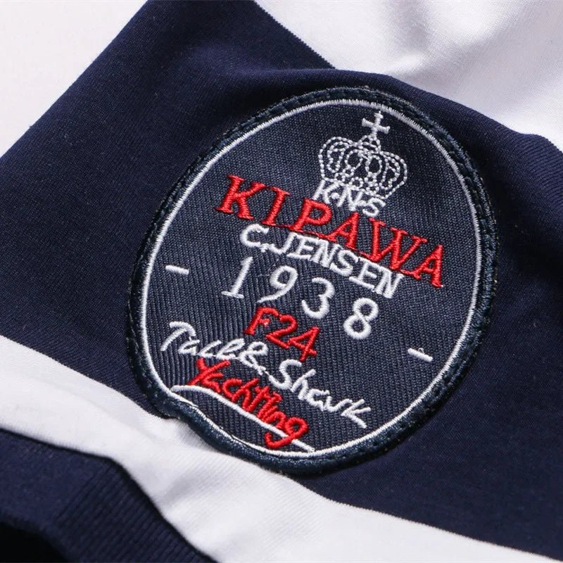 Polo à Rayures Larges pour Homme TACE&SHARK - deslyshopping