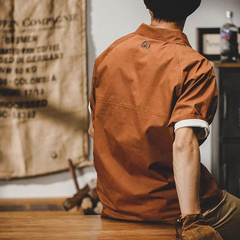 Polo Cargo Vintage Américain à Manches Courtes - deslyshopping