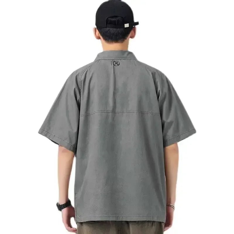Polo Cargo Vintage Américain à Manches Courtes - deslyshopping