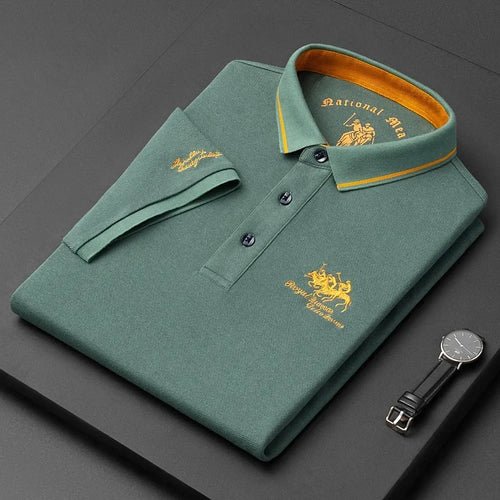 Polo d'Été Brodé à Manches Courtes pour Homme - deslyshopping