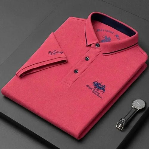 Polo d'Été Brodé à Manches Courtes pour Homme - deslyshopping