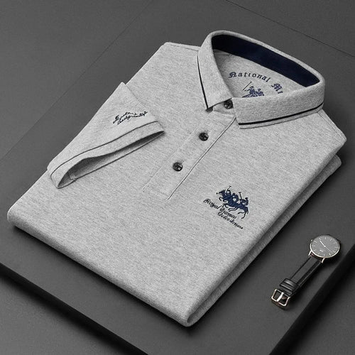 Polo d'Été Brodé à Manches Courtes pour Homme - deslyshopping