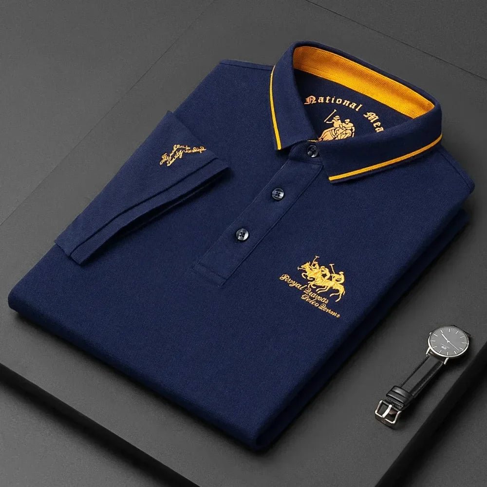 Polo d'Été Brodé à Manches Courtes pour Homme - deslyshopping