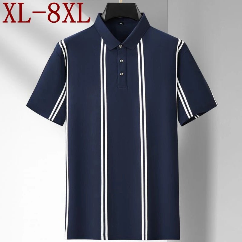 Polo Homme Luxe 96% Coton – Taille Plus Été 2024 👕✨ - deslyshopping