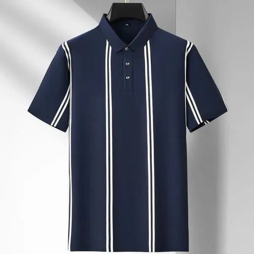 Polo Homme Luxe 96% Coton – Taille Plus Été 2024 👕✨ - deslyshopping
