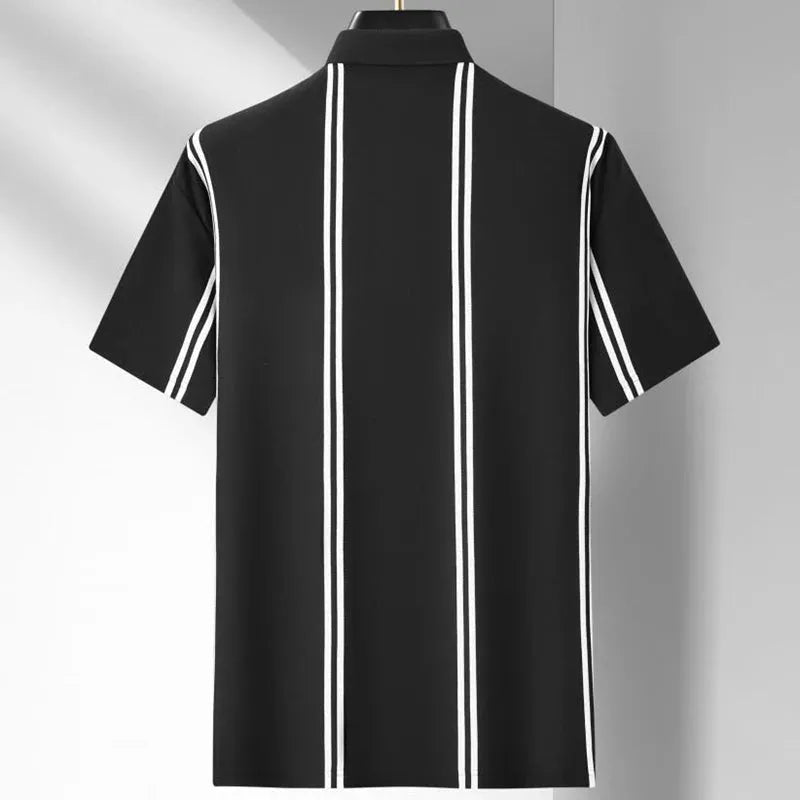 Polo Homme Luxe 96% Coton – Taille Plus Été 2024 👕✨ - deslyshopping