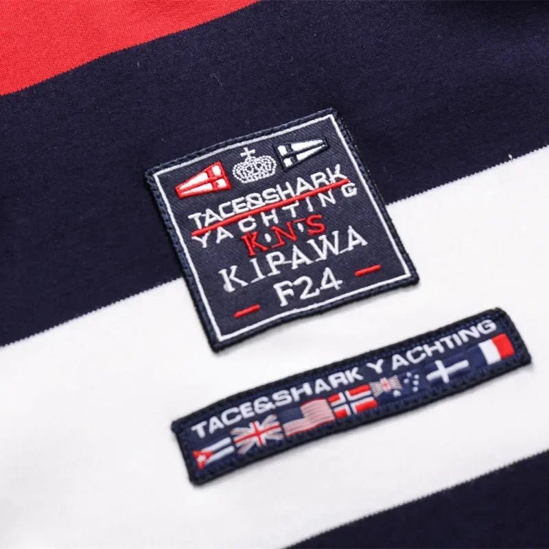 🦈 Polo Homme Manches Longues - TACE&SHARK - deslyshopping
