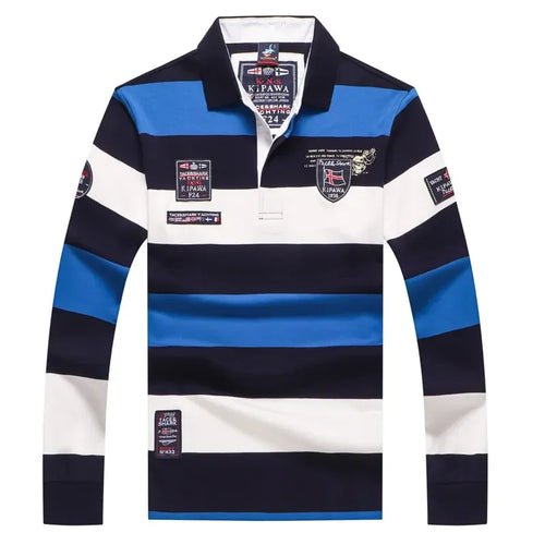 🦈 Polo Homme Manches Longues - TACE&SHARK - deslyshopping