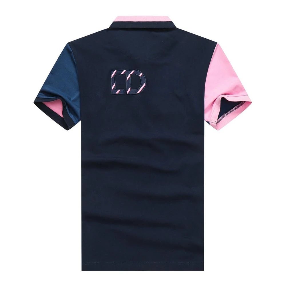 Polo Patchwork Classique pour Homme avec Broderie - deslyshopping