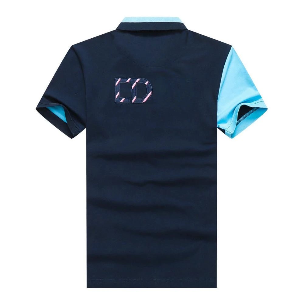 Polo Patchwork Classique pour Homme avec Broderie - deslyshopping