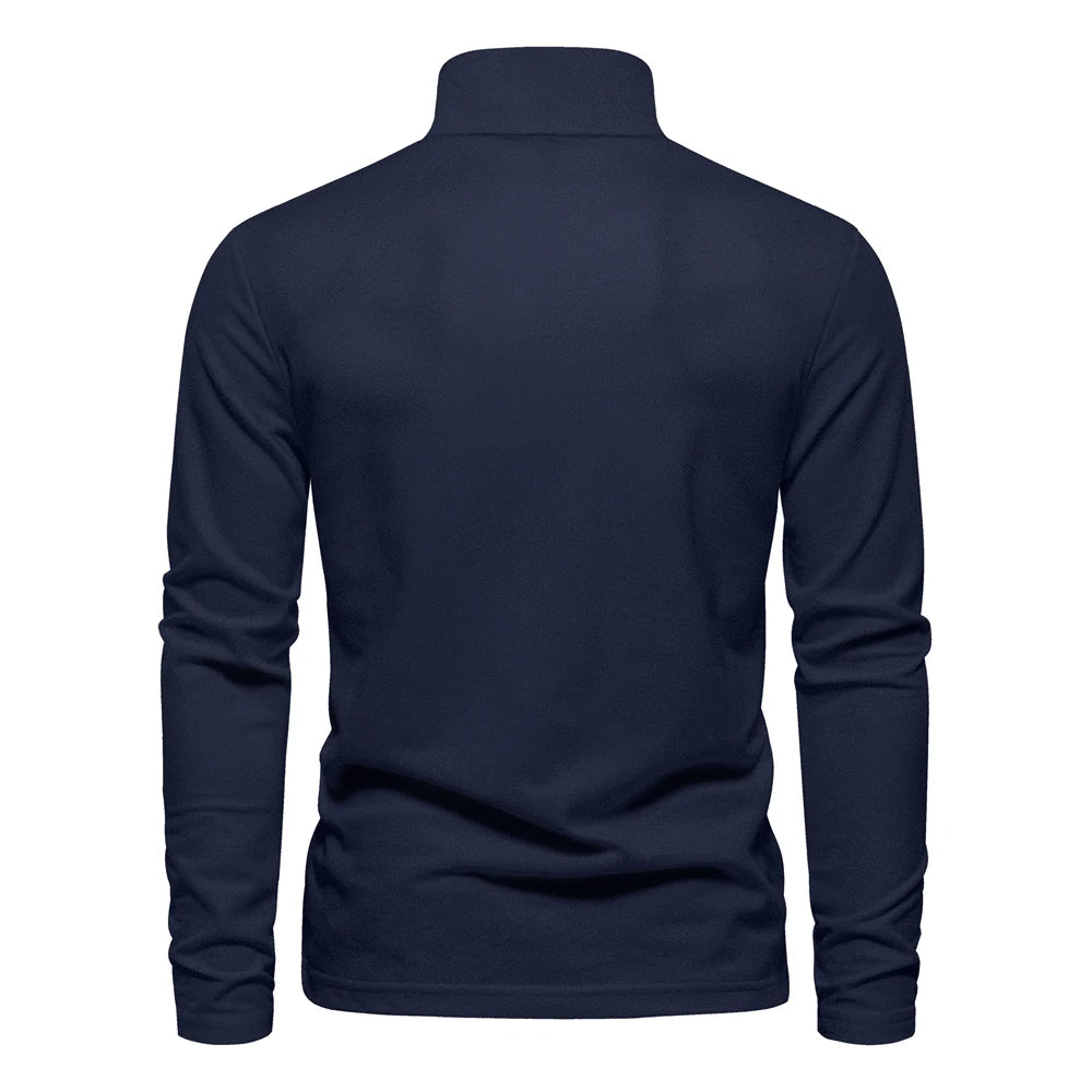 Polo T-Shirt pour Hommes Broderie Couleur Unie - deslyshopping