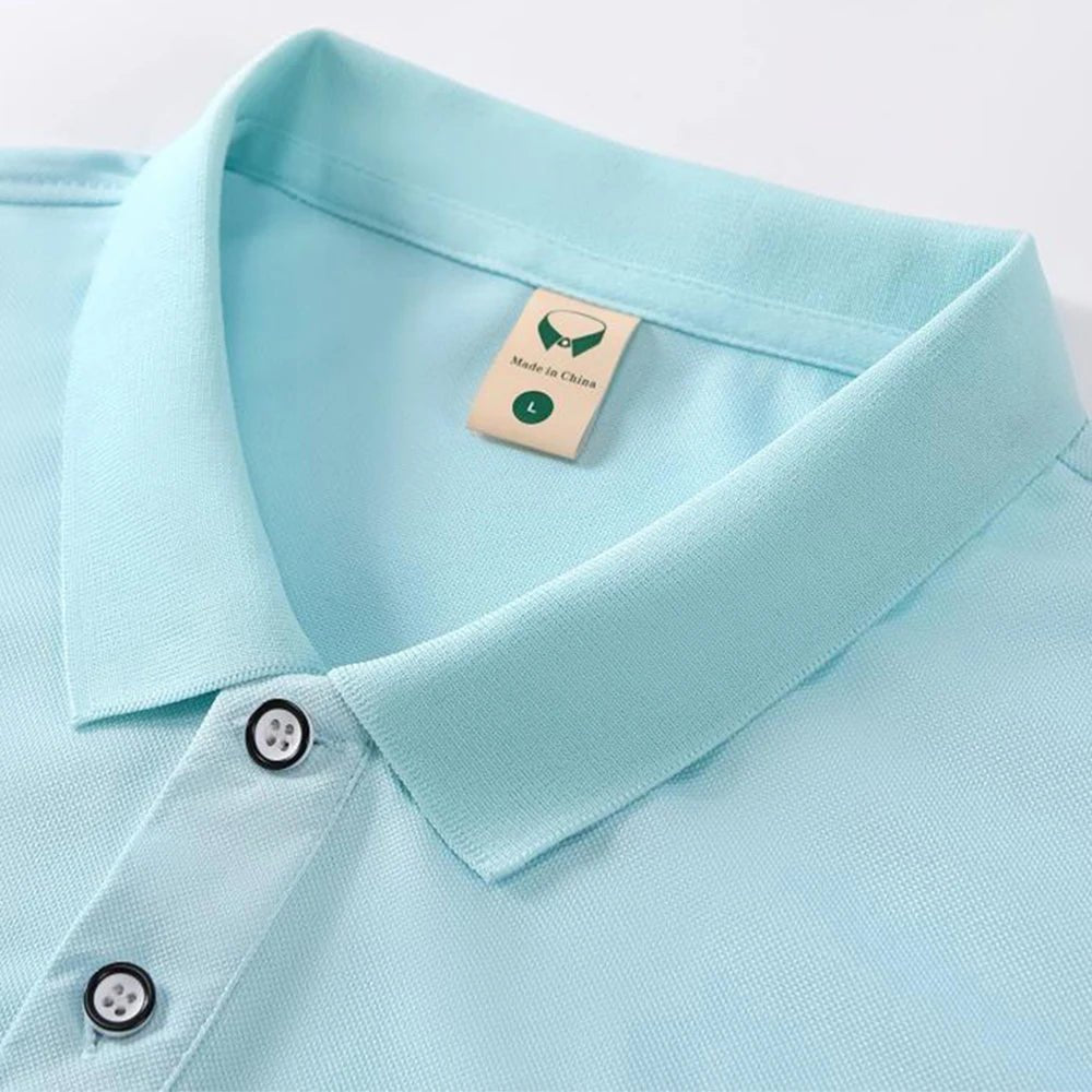 Polo Uni Respirant à Manches Courtes pour l'Été 🌞👕 - deslyshopping