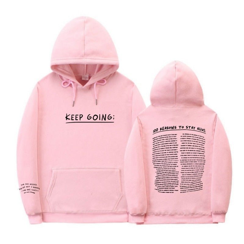 Pull à capuche décontracté molletonné - deslyshopping