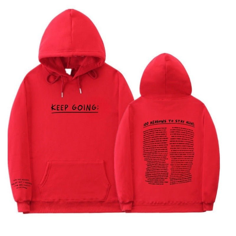 Pull à capuche décontracté molletonné - deslyshopping