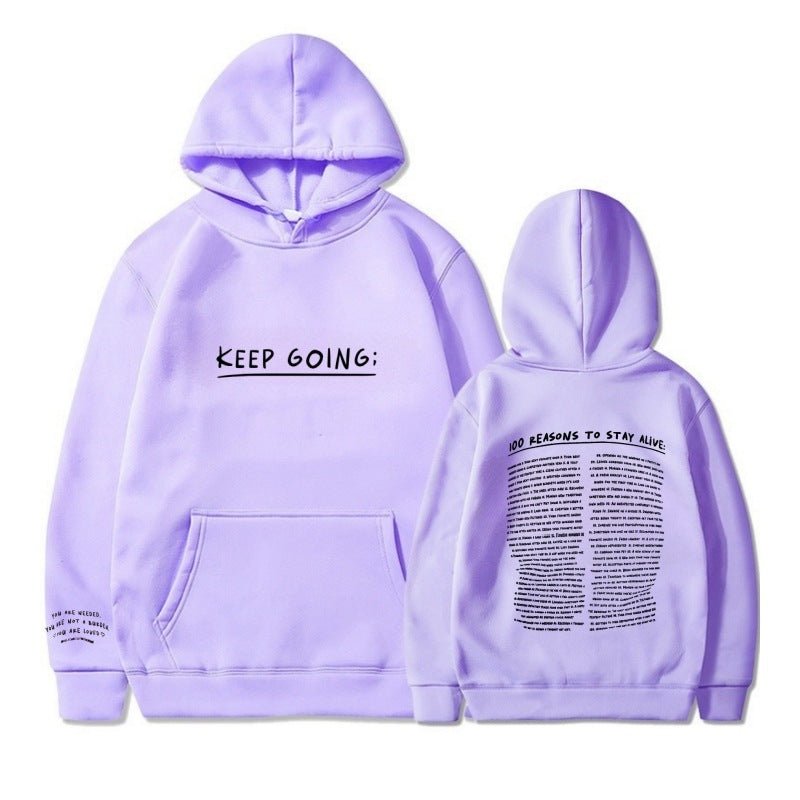 Pull à capuche décontracté molletonné - deslyshopping
