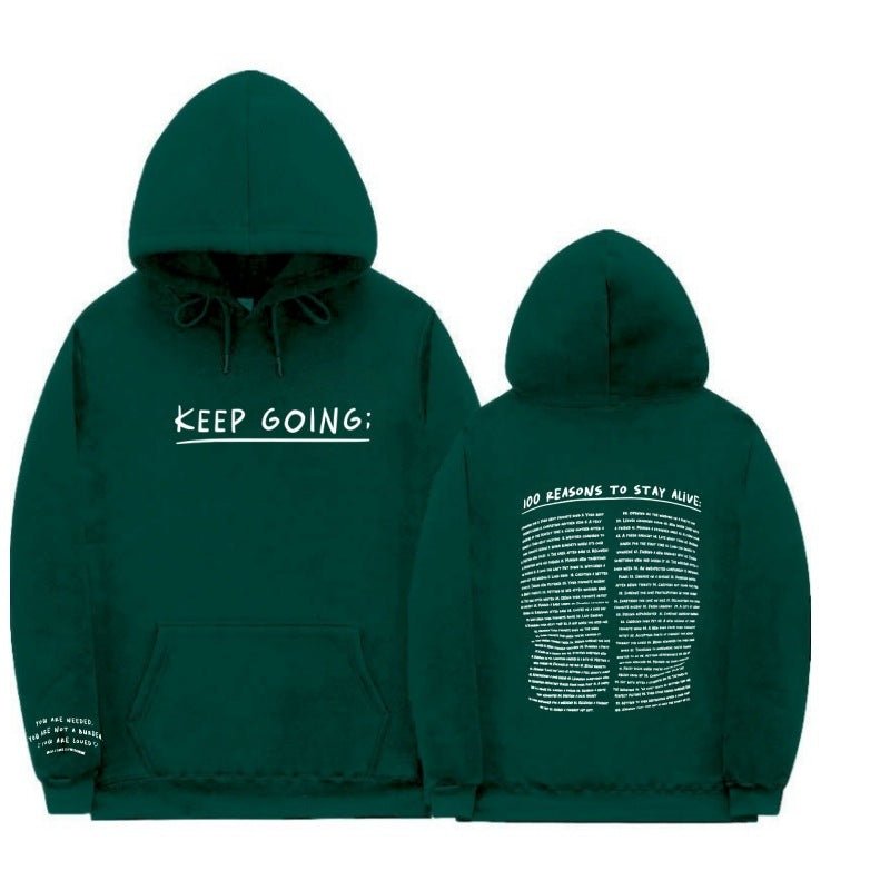 Pull à capuche décontracté molletonné - deslyshopping