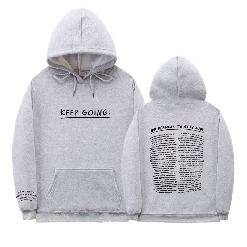 Pull à capuche décontracté molletonné - deslyshopping