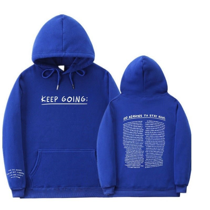 Pull à capuche décontracté molletonné - deslyshopping