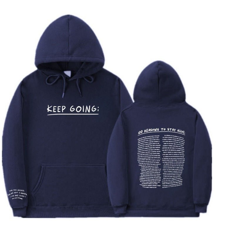 Pull à capuche décontracté molletonné - deslyshopping