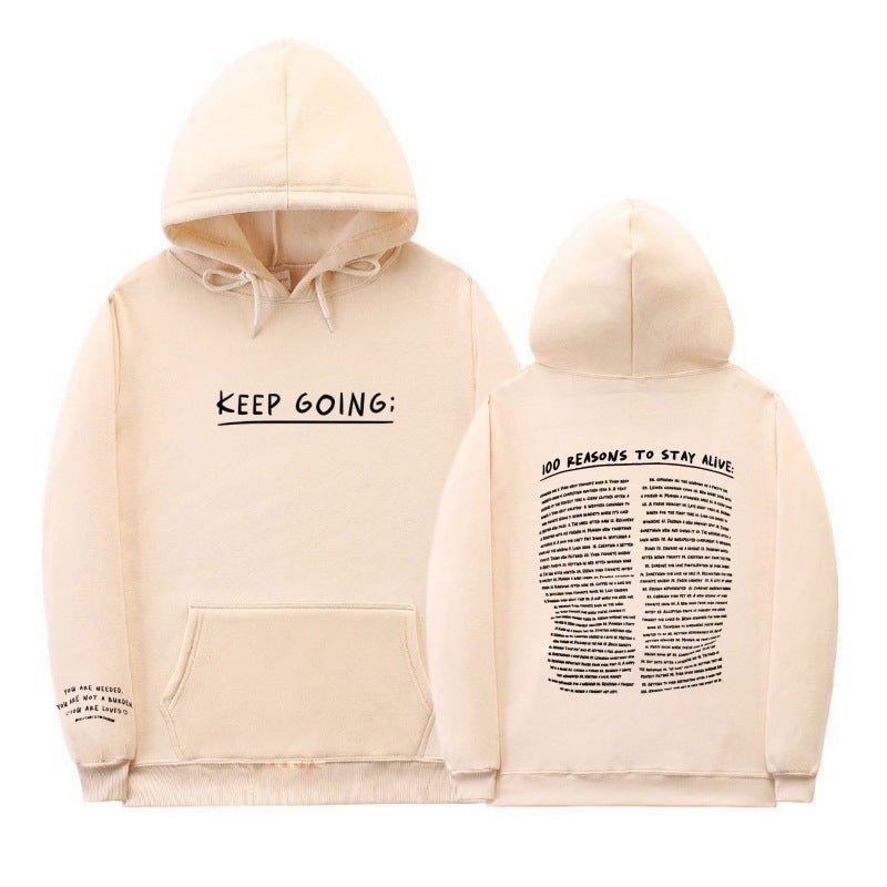 Pull à capuche décontracté molletonné - deslyshopping