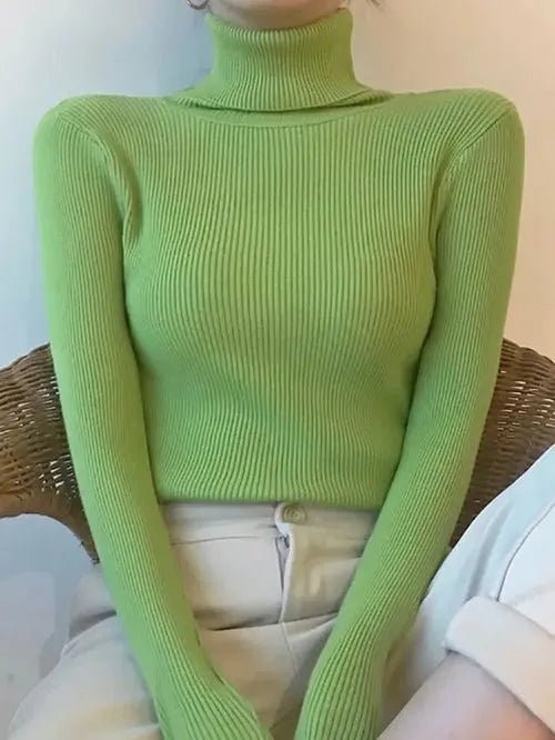 Pull à col roulé en cachemire - deslyshopping