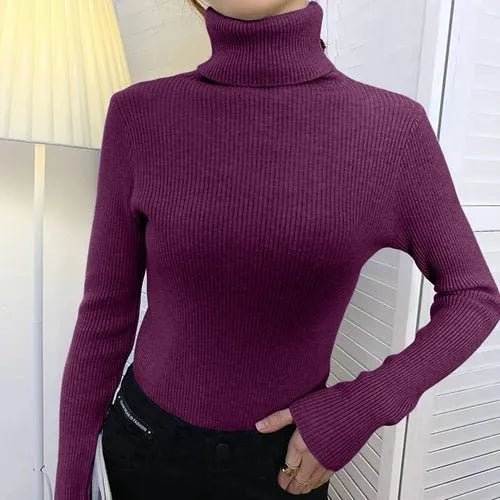 Pull à col roulé en cachemire - deslyshopping