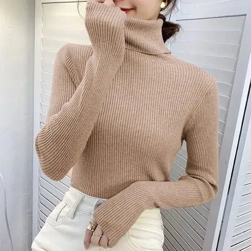 Pull à col roulé en cachemire - deslyshopping